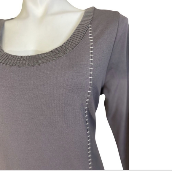 Soft Surroundings gray maxi dress size petite small - Picture 2 of 5